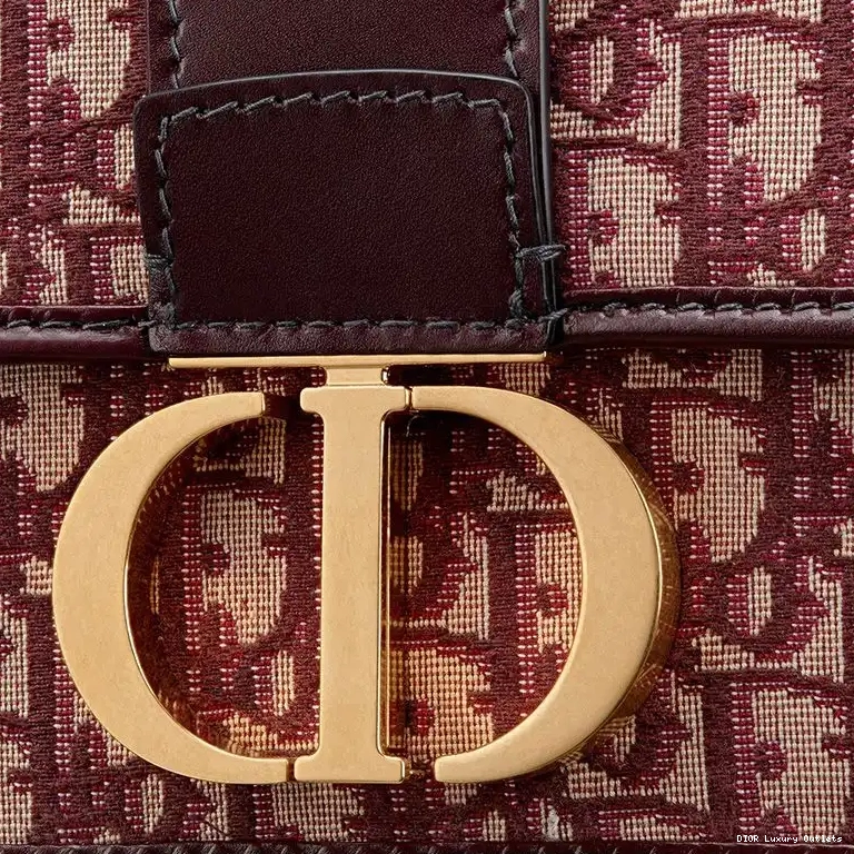Cheap Bag 30 Motif Canvas Montaigne Burgundy Dior Oblique 0417 Luxury